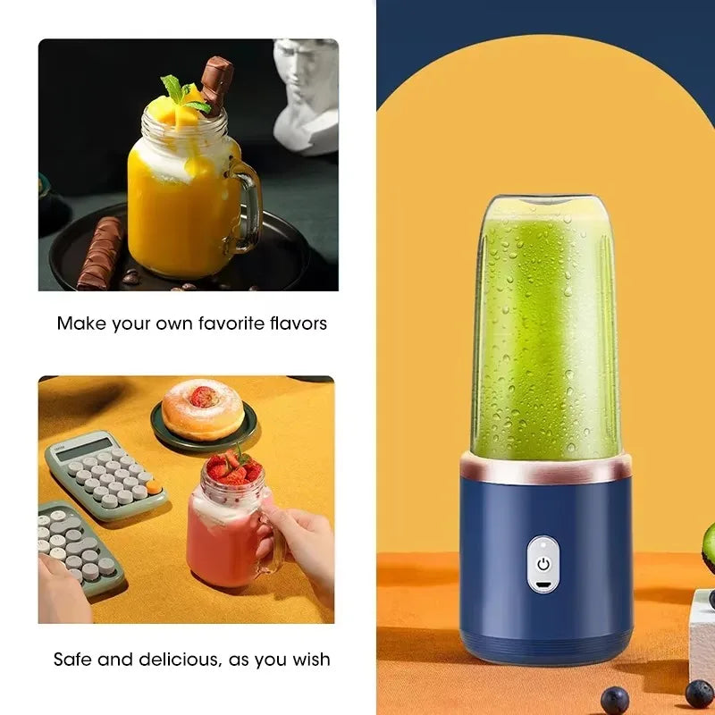 Portable Fruit Juice Blenders Summer Personal Electric Mini Bottle